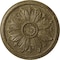 Ekena Millwork Kaya Ceiling Medallion (Fits Canopies up to 5 1/4"), 23 5/8"OD x 1 1/2"P, Mississippi Mud Crackle CM23KAMMC - alternate 1
